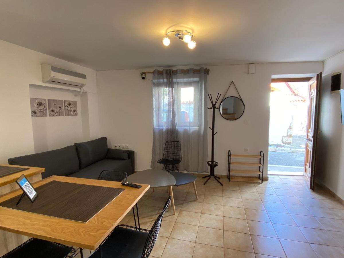 Romantic Maisonette In The Heart Of Pythagoreio Rh Door Eksteriør billede
